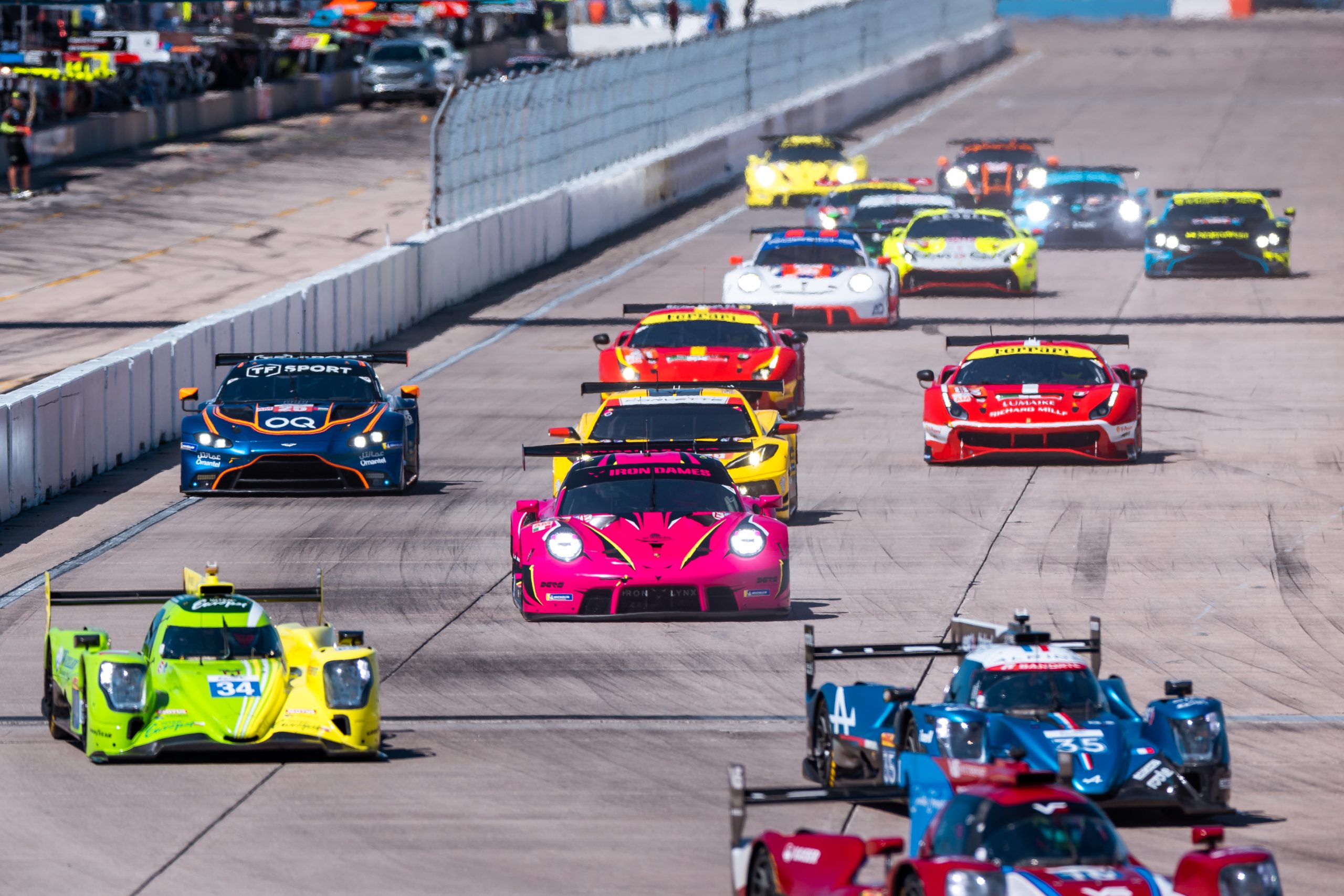 Iron Lynx and Iron Dames compete in the FIA WEC 1000 Miles of Sebring